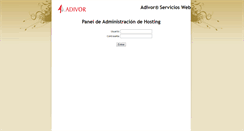 Desktop Screenshot of panel.adivor.com.mx
