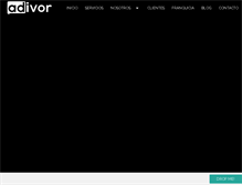 Tablet Screenshot of adivor.com.mx
