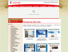 Tablet Screenshot of clientes.adivor.com.mx